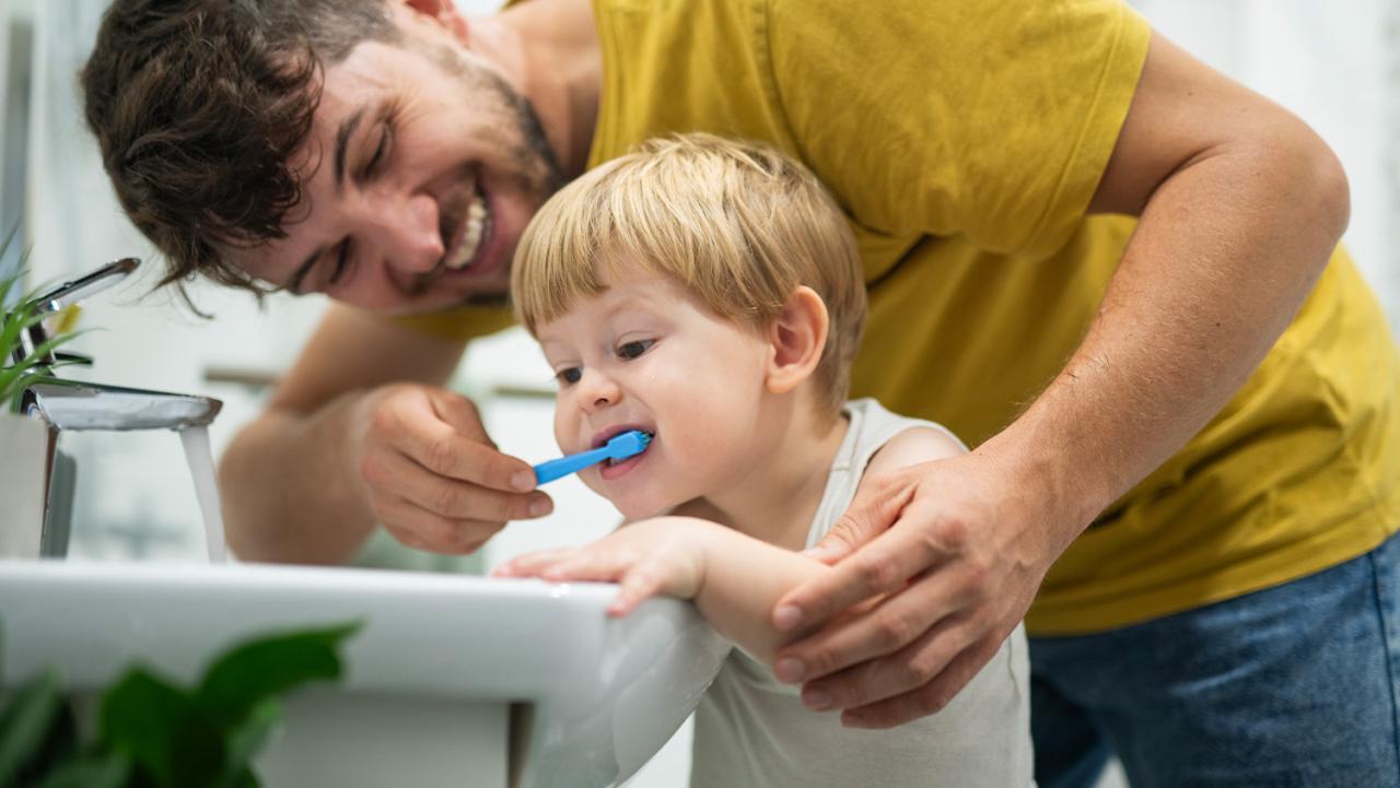 Salud bucal para niños pequeños